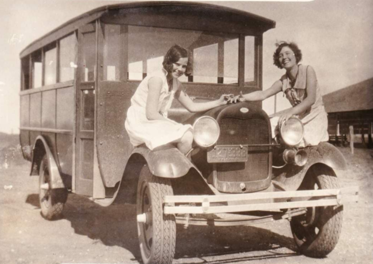 1920s Bus in Ira Texas