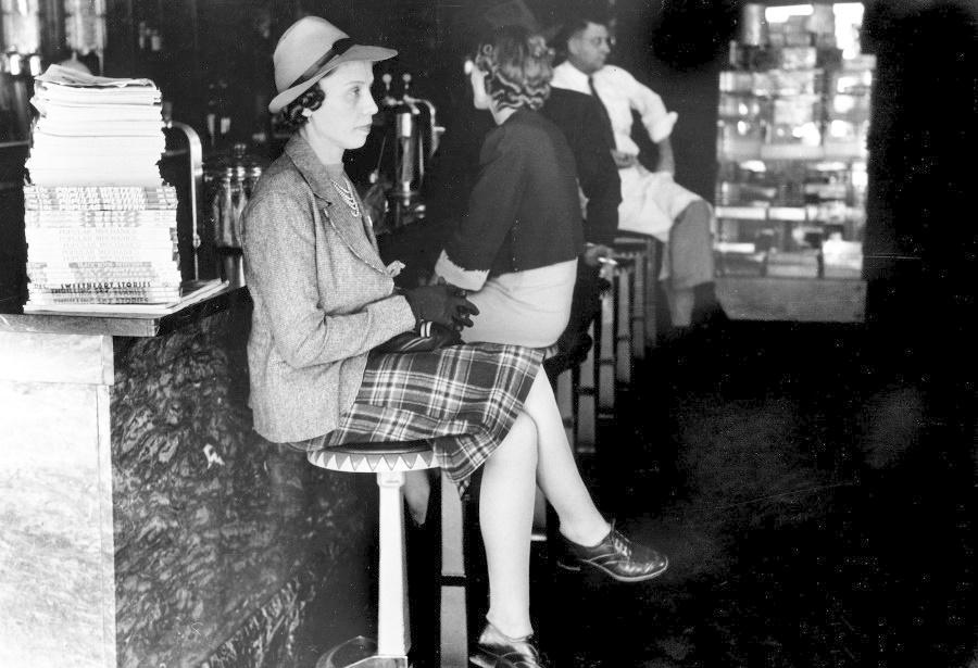 Soda Fountain in Taylor Texas in 1939