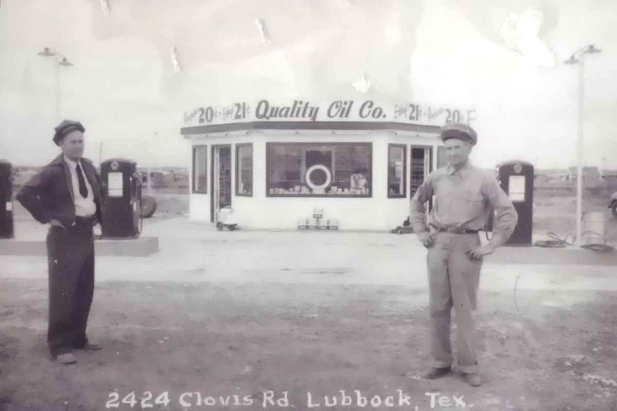 1940s Gas Station in Lubbock