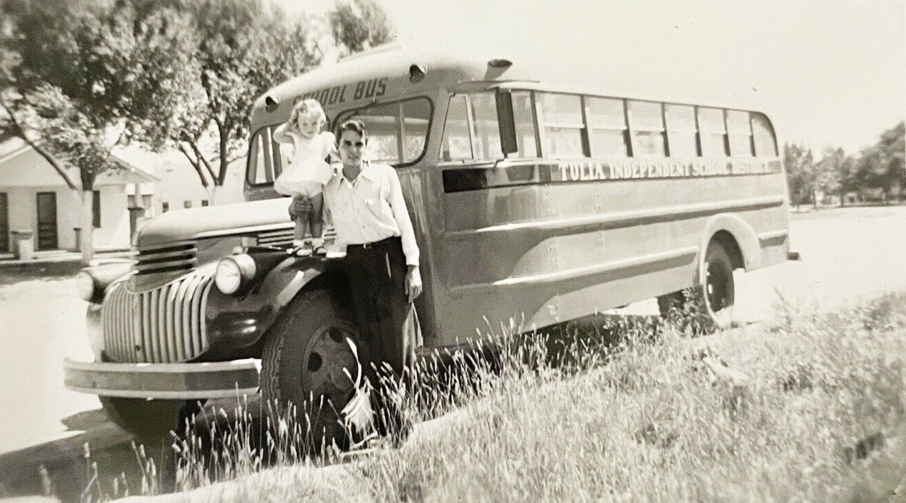 1947 School Bus in Tulia Texas
