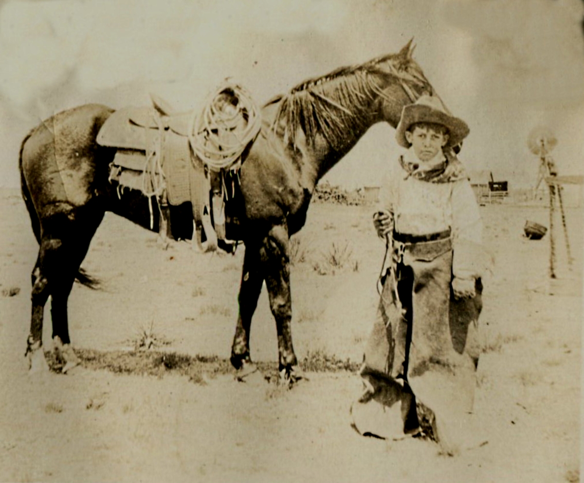 9-Year-Old Cowboy in Memphis Tx