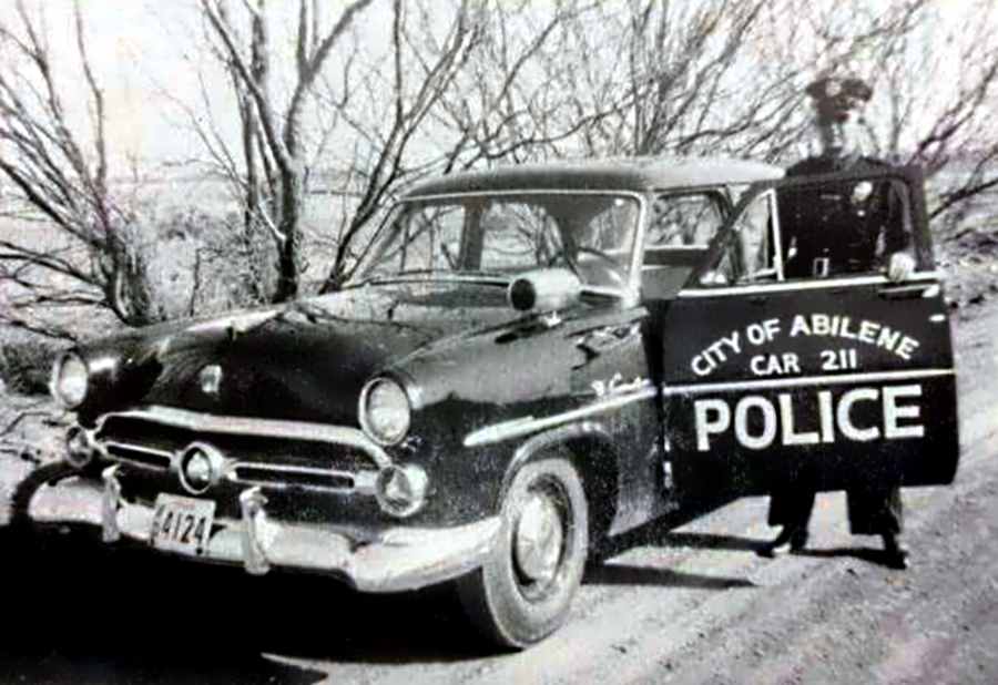 Abilene Police Car in 1950