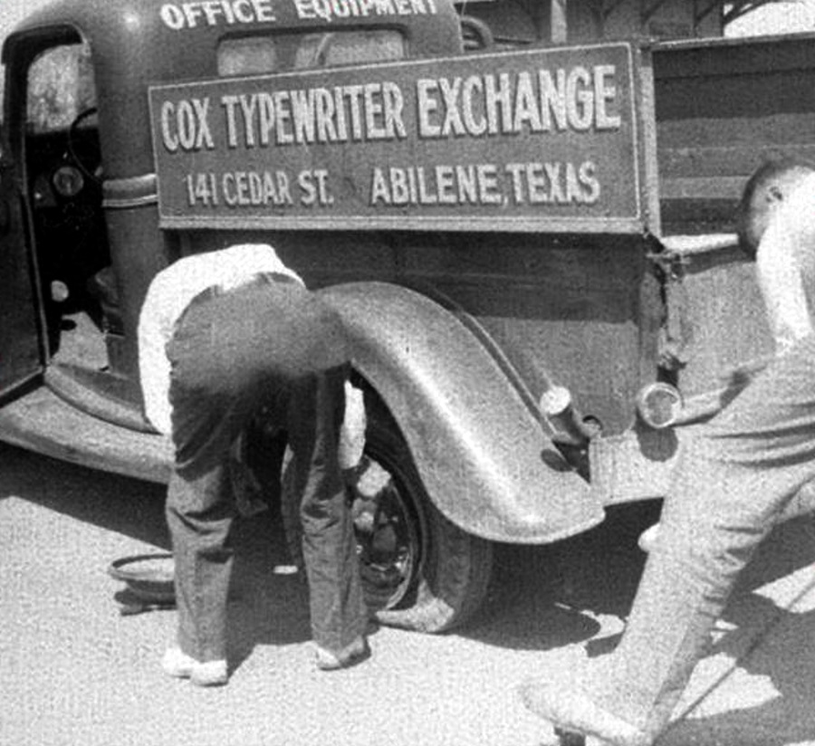 Abilene Typewriter Exchange Truck 1940