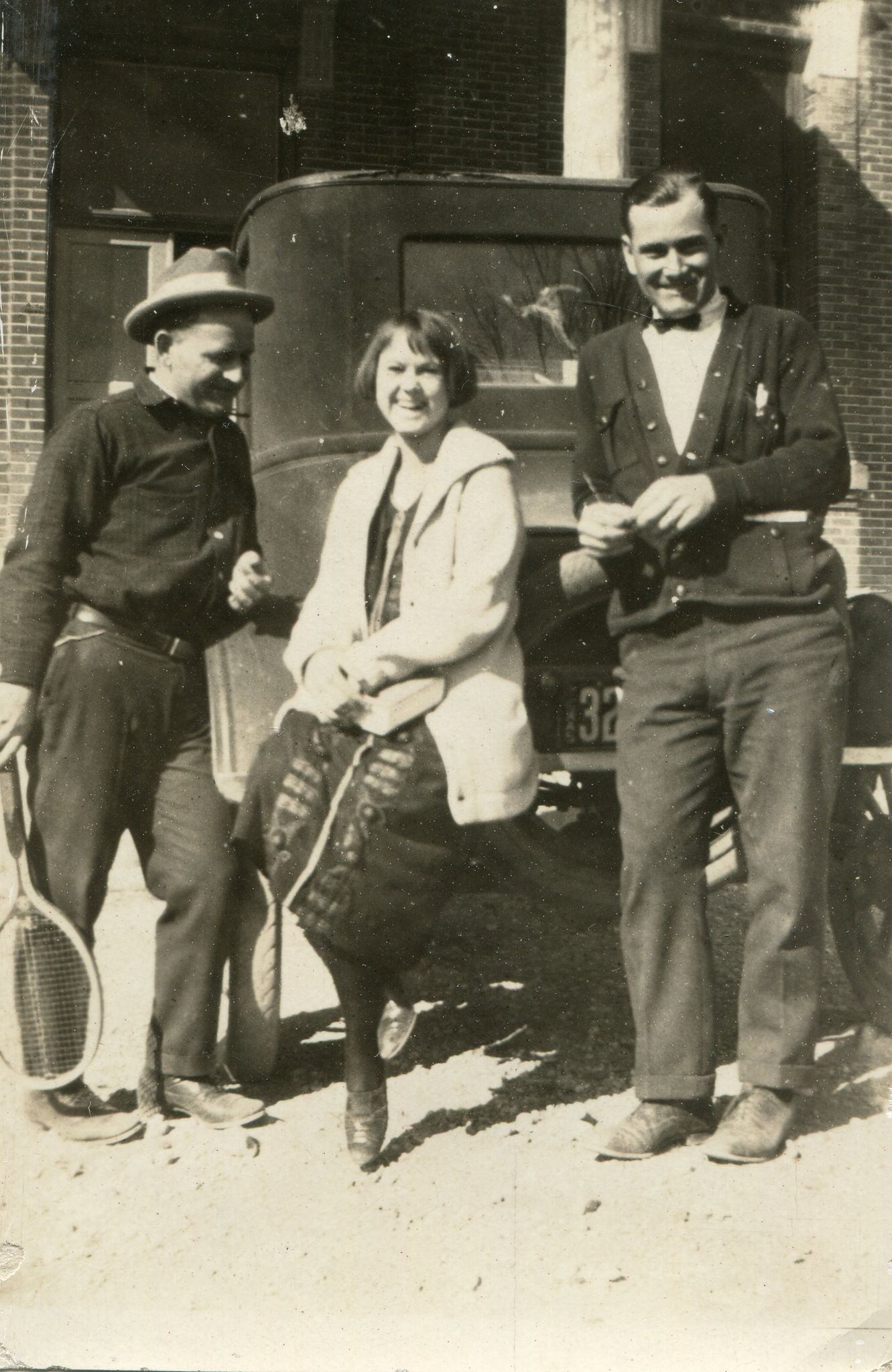After a Tennis Game at Wayland College in 1922