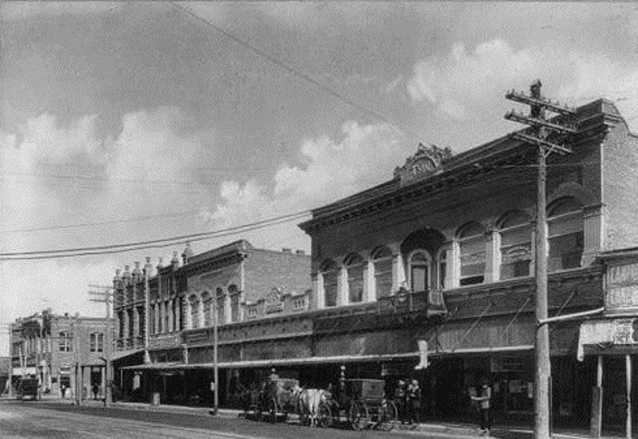 Amarillo Street Scene late 1800's