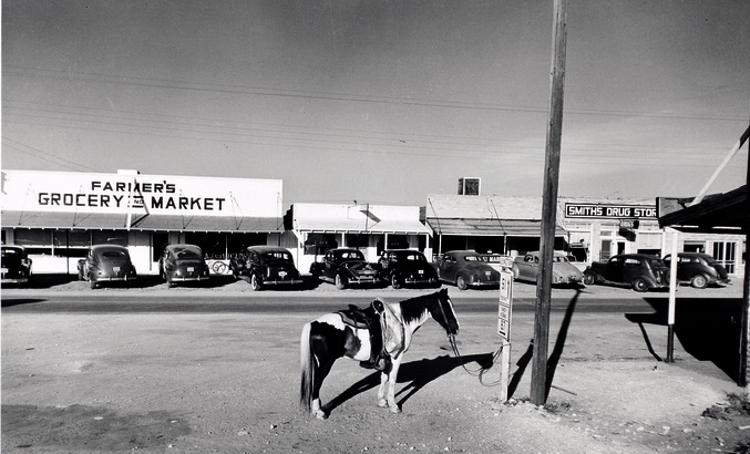 Andrews Texas Main Street in 1940s