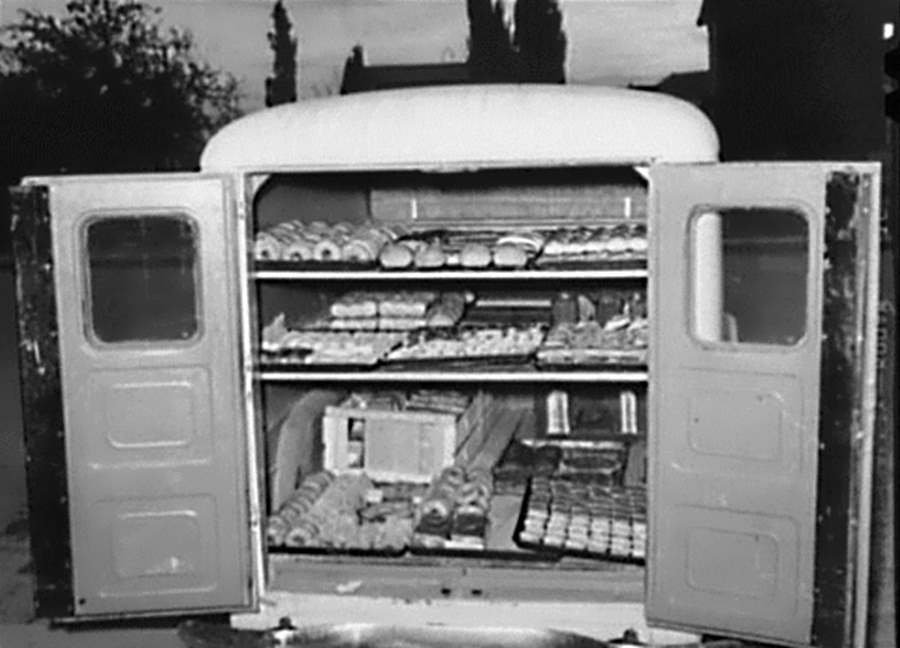 Bakery Truck in San Angelo Texas in 1939