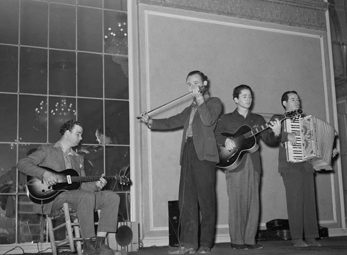 Band Playing at San Angelo Luncheon in 1940