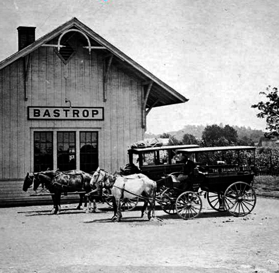 Bastrop Texas Railroad Station in 1900