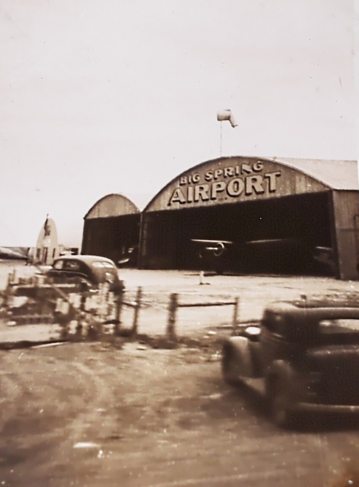 Big Spring Texaas Airport in 1940s