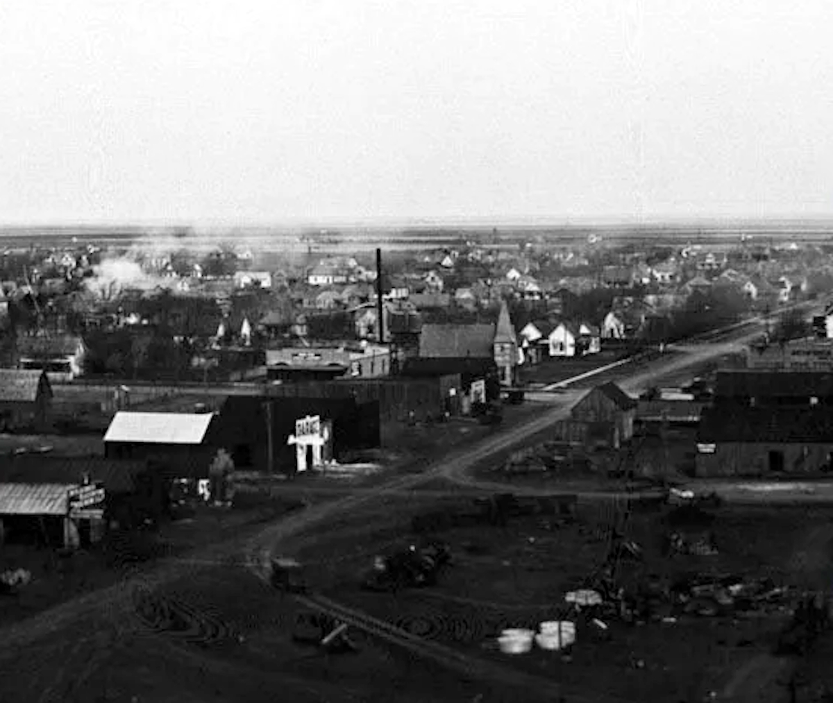 Birds-Eye View Hereford in 1920