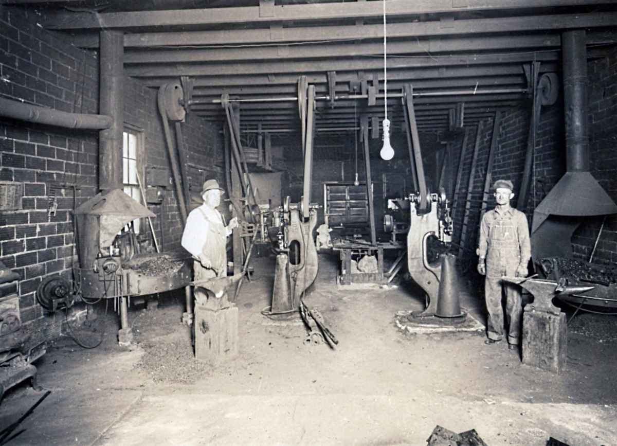 Blacksmith Shop in Slaton Texas in 1920s