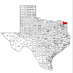 Bowie County Map