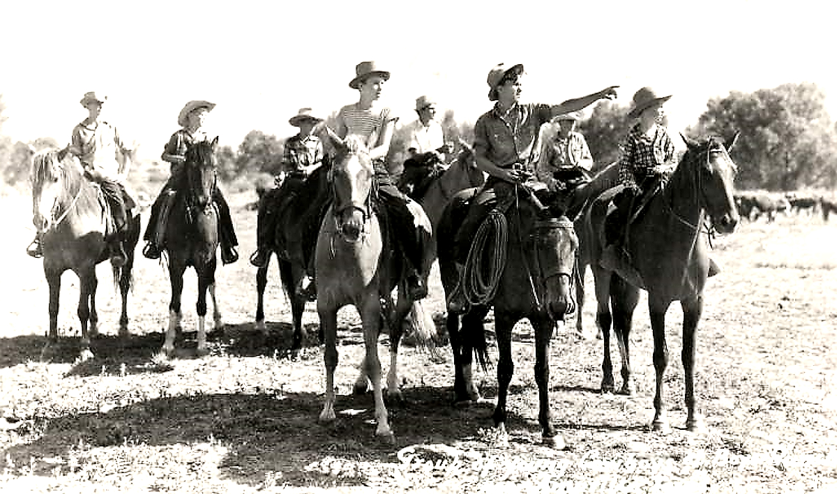 Boys Ranch Cowboys in 1946