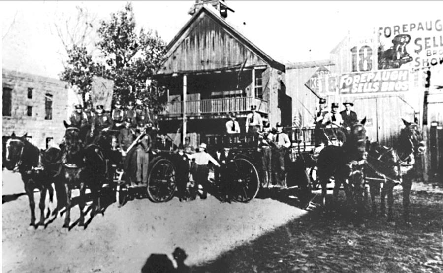 Brownwood Fire Department in 1907