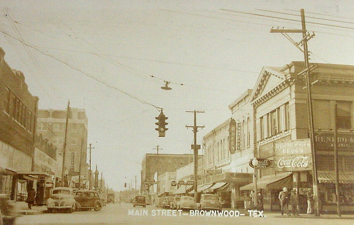 Brownwood Main Street in 1941