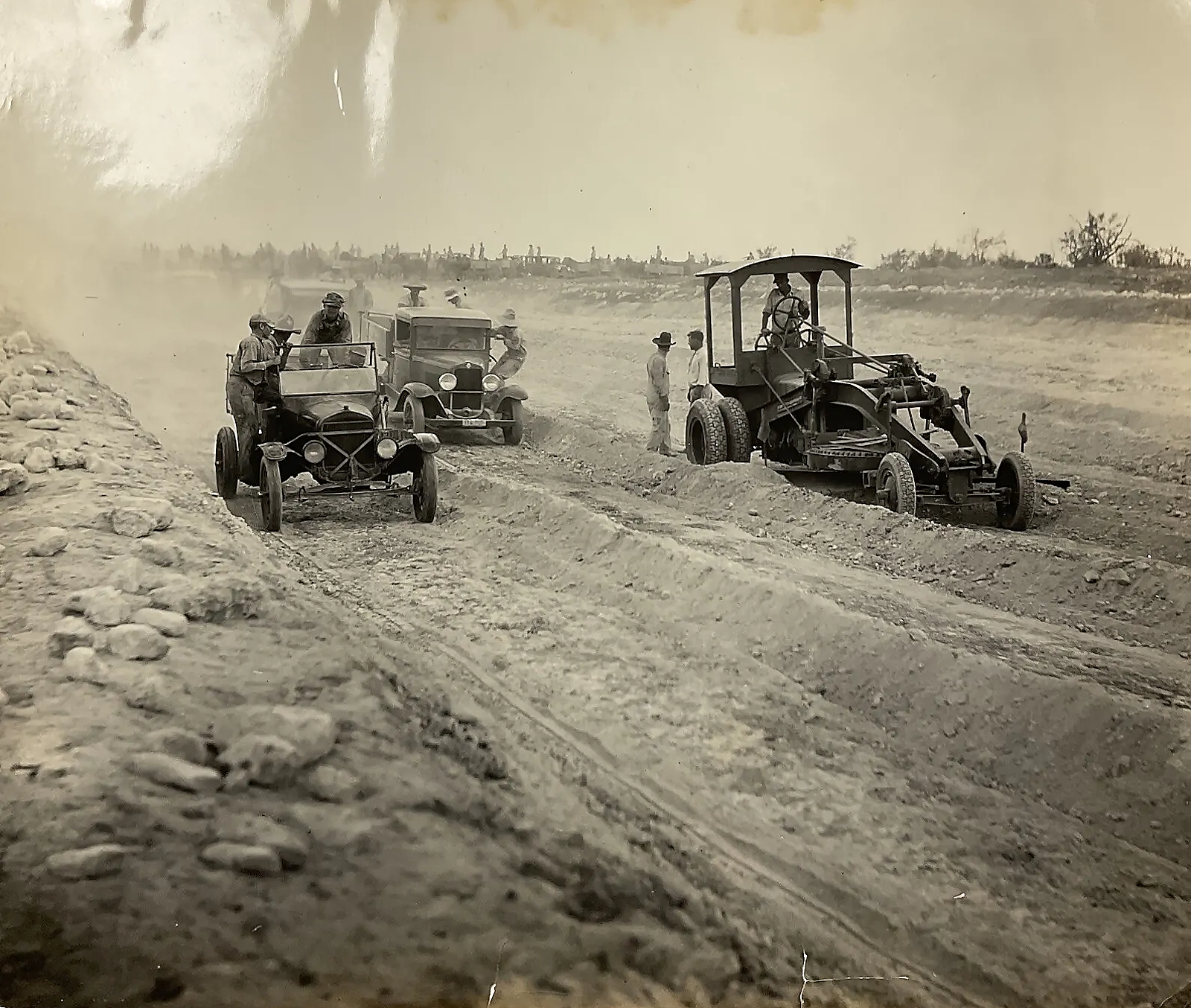 Building Road in Jones County in 1920s