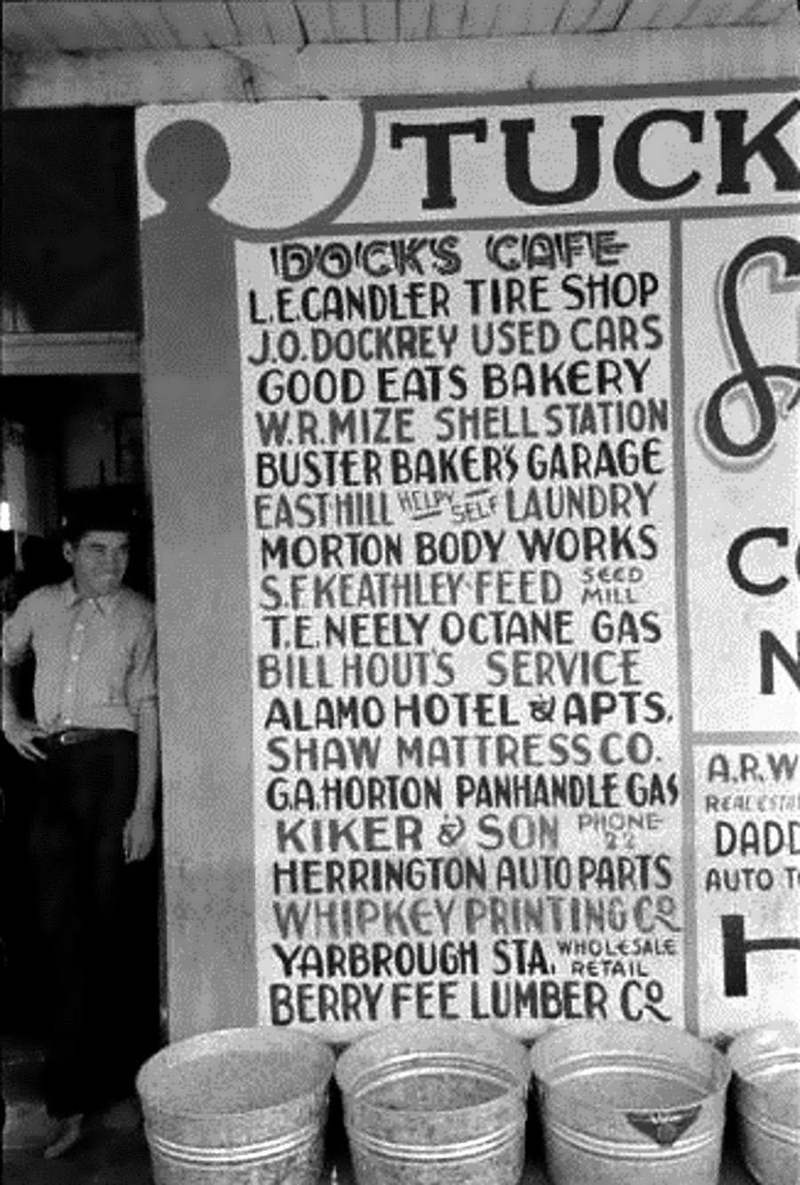 Businesses in Colorado City in 1939