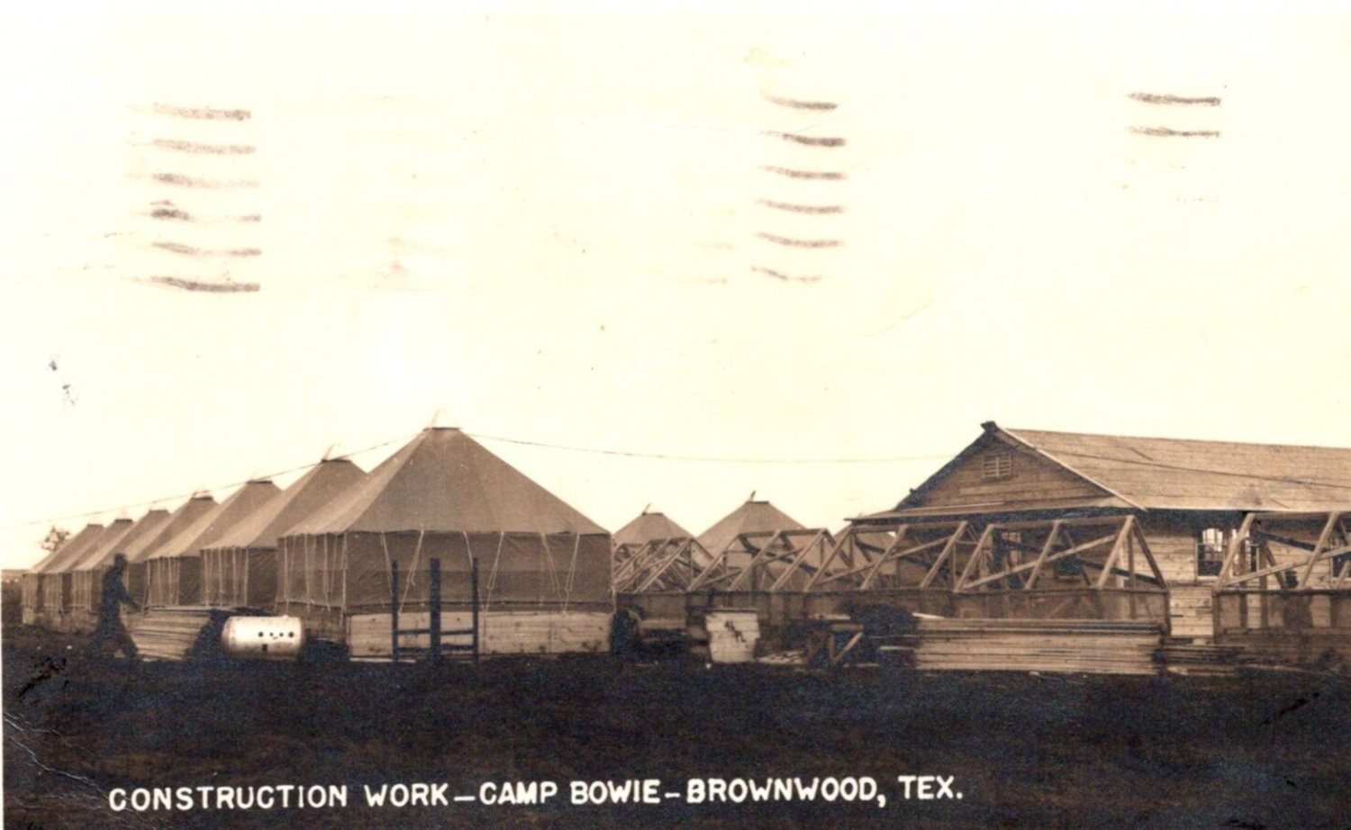 Camp Bowie Under Construction in 1940