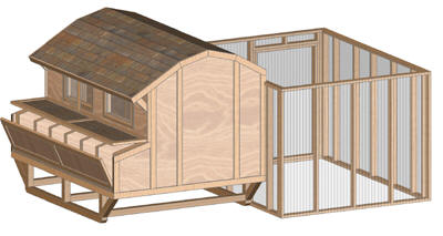 Barn Style Chicken Co-op Plans