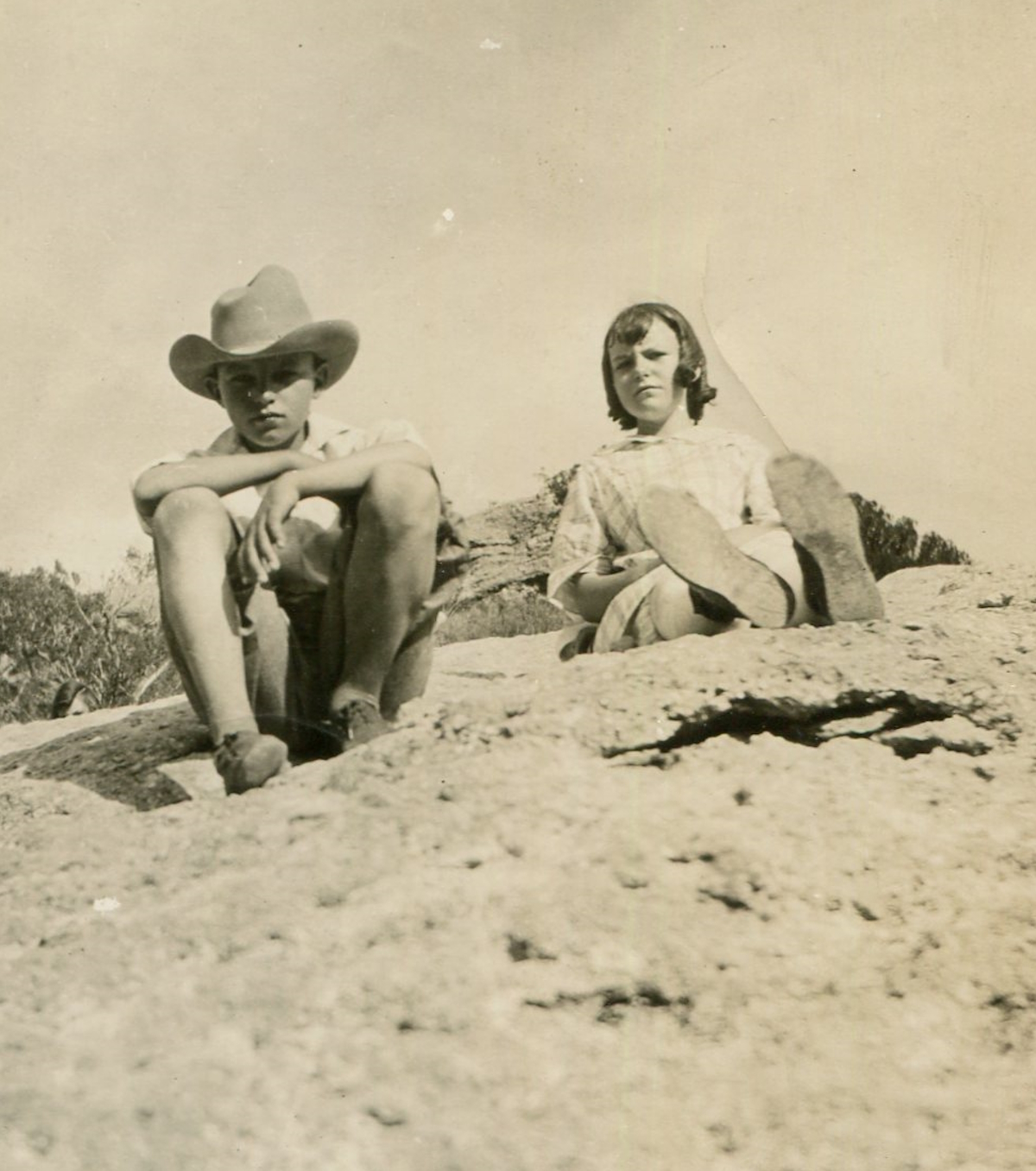 Claude & Ruby Hutcherson in 1913 Fluvanna Texas