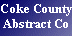 Coke County Abstract Co. ,    3 E 6th St, Robert Lee, TX 76945           Phone: (915)453-2049