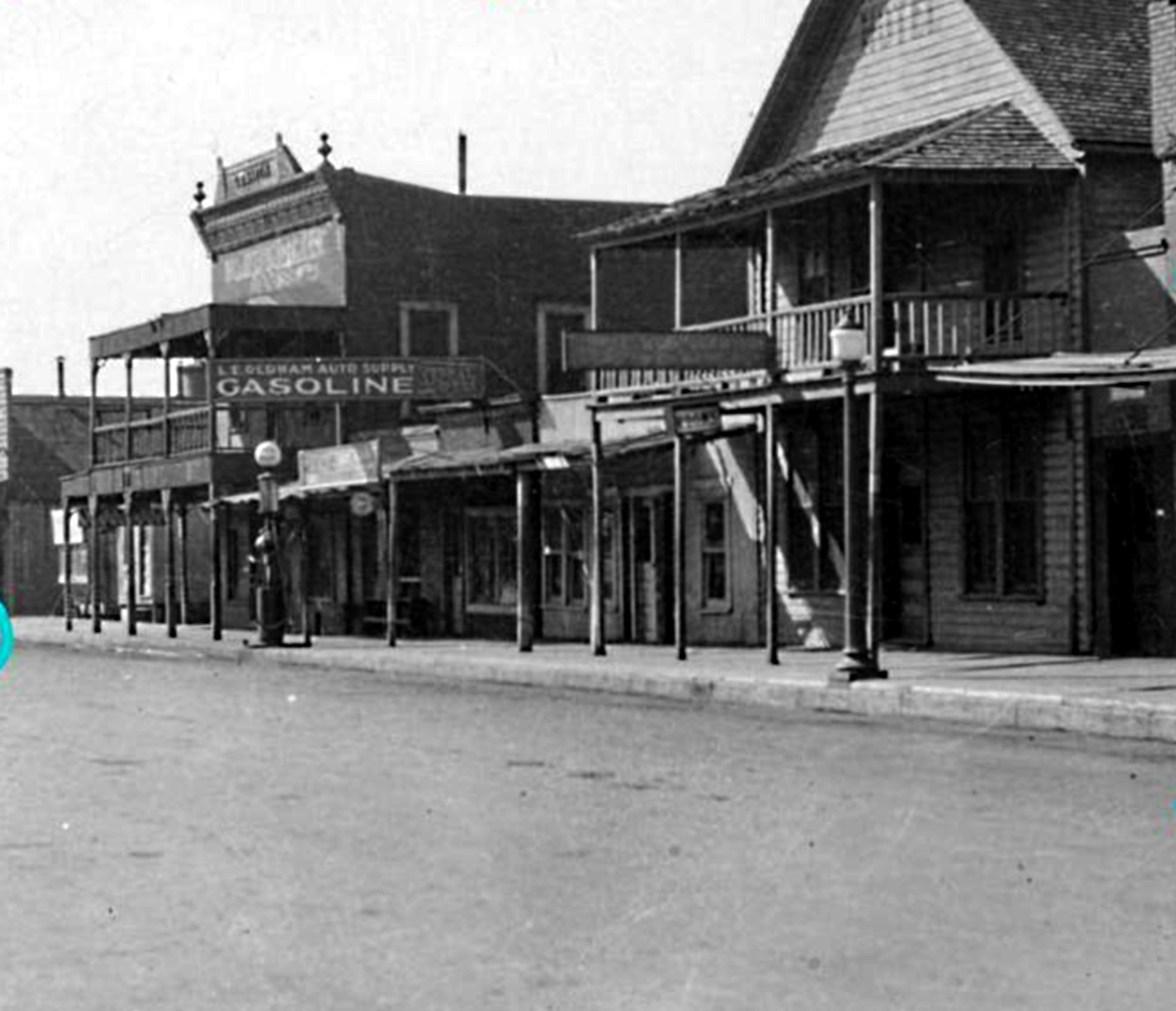 Commerce Street in Childress in 1920