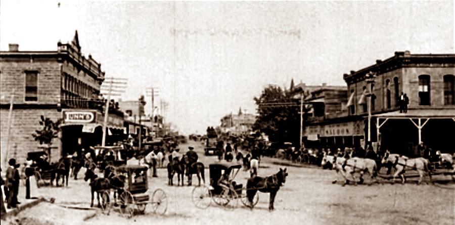Concho Ave and Chadbourne Street in 1895