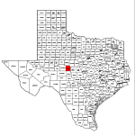 Concho County Map