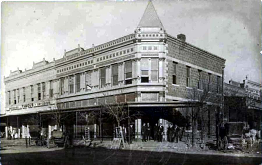 Corner Building in Coleman in 1909