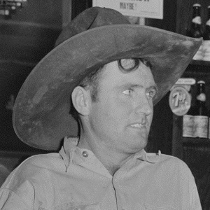 Brewster County Cowboy at Beer Hall in 1939