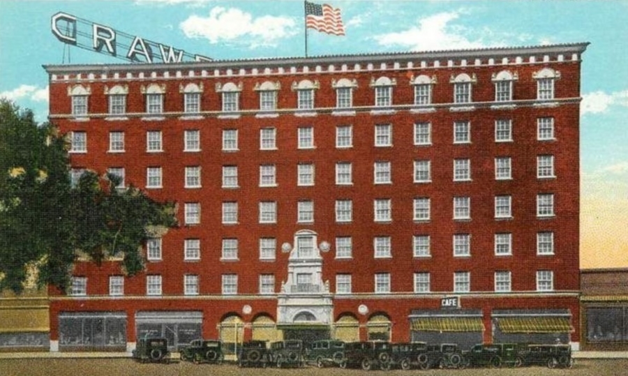 Crawford Hotel in Big Spring 1915