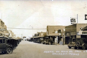 Dalhart Texas Street Scene 1930s