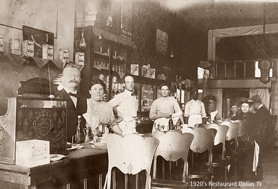 Dallas Restaurant 1920's