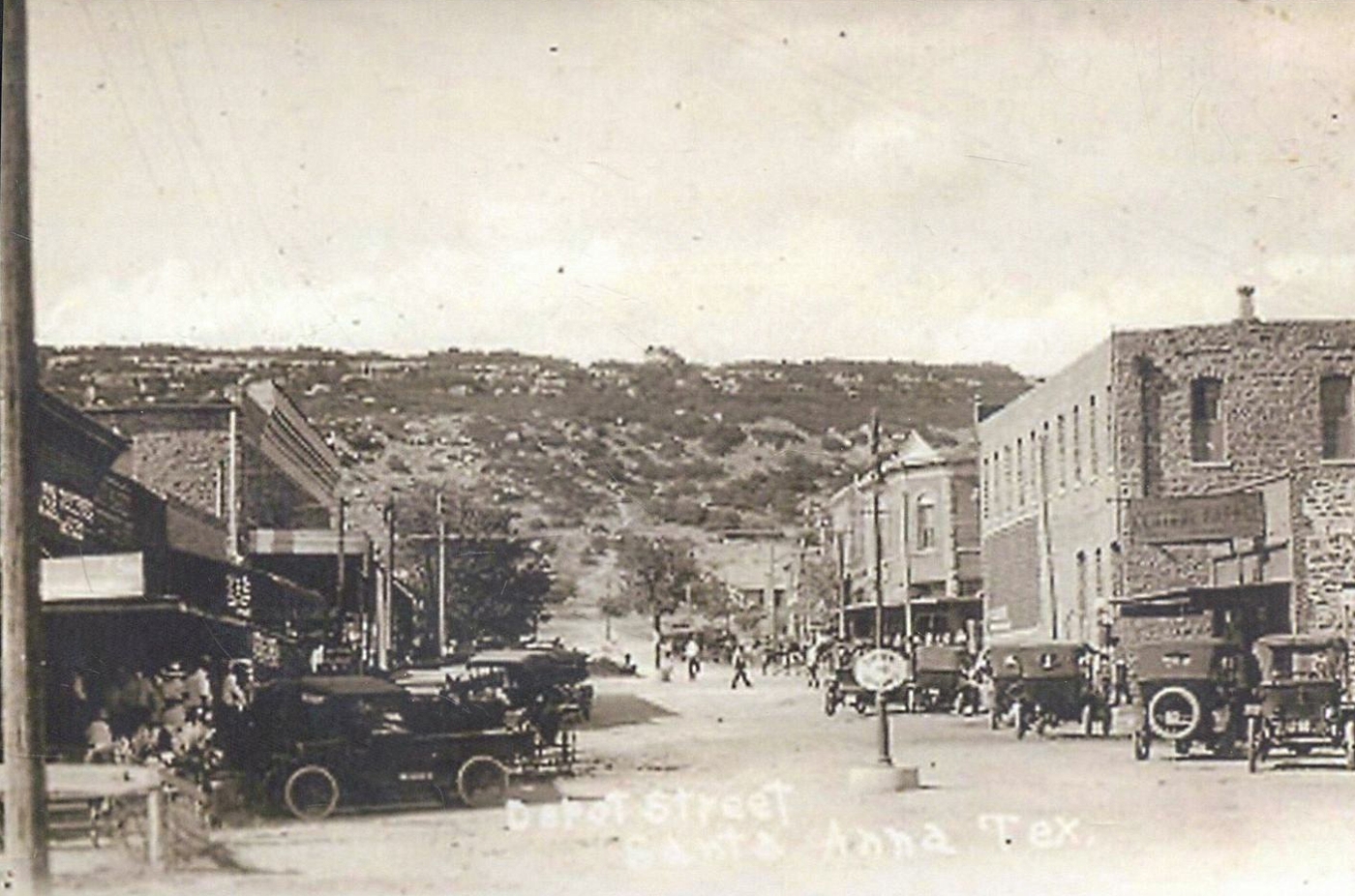 Depot Street in Santa Ana in 1910s