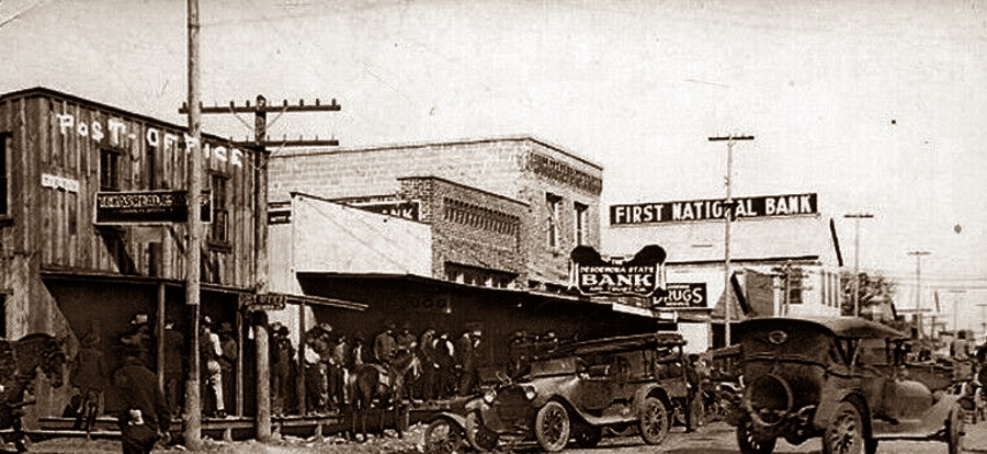 Desdemona Texas Downtown Street Scene 1920’s