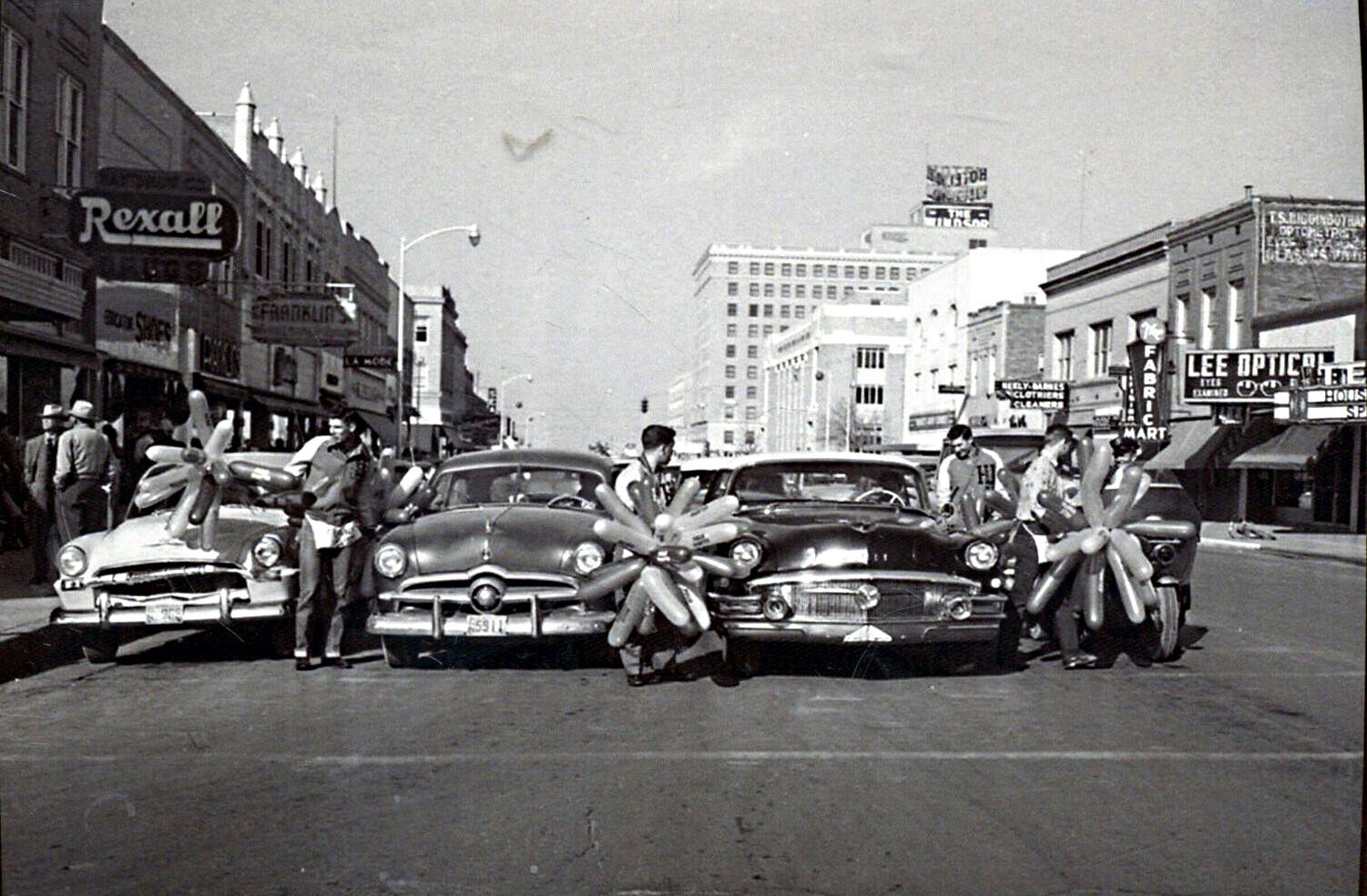 Downtown Abilene in 1955