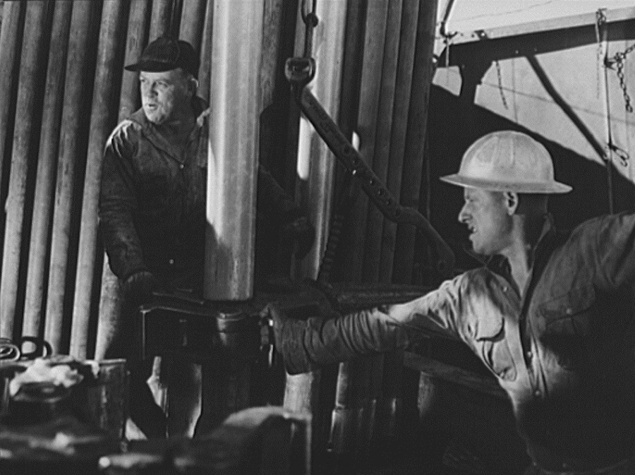 Drillers at work in Andrews County Tx 1942