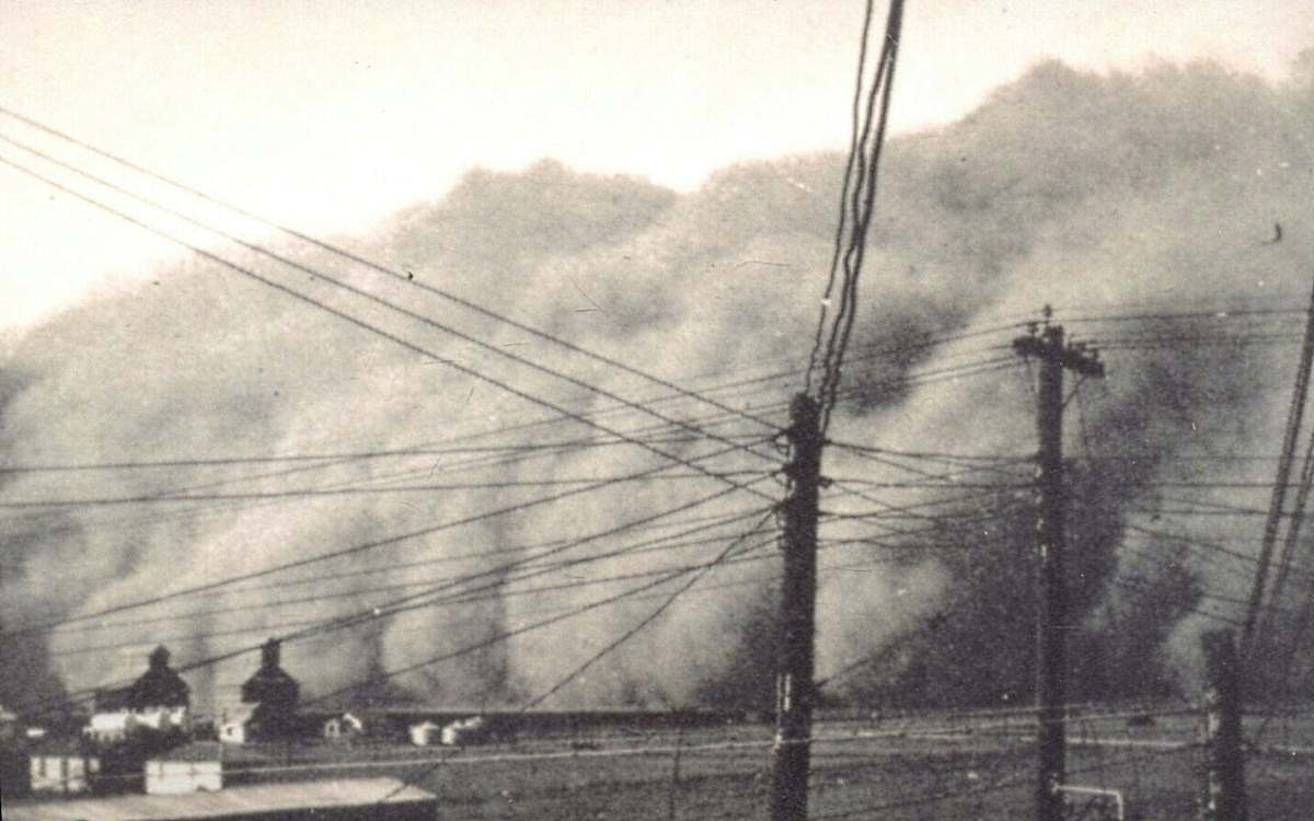 Dust Storm Spearman in 1935
