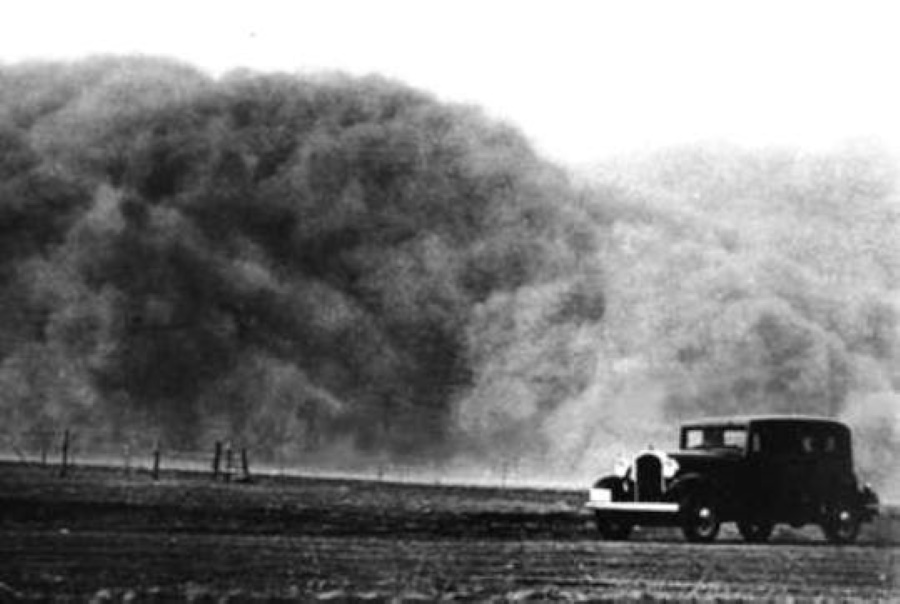 Dust Storm in Swisher County in 1935
