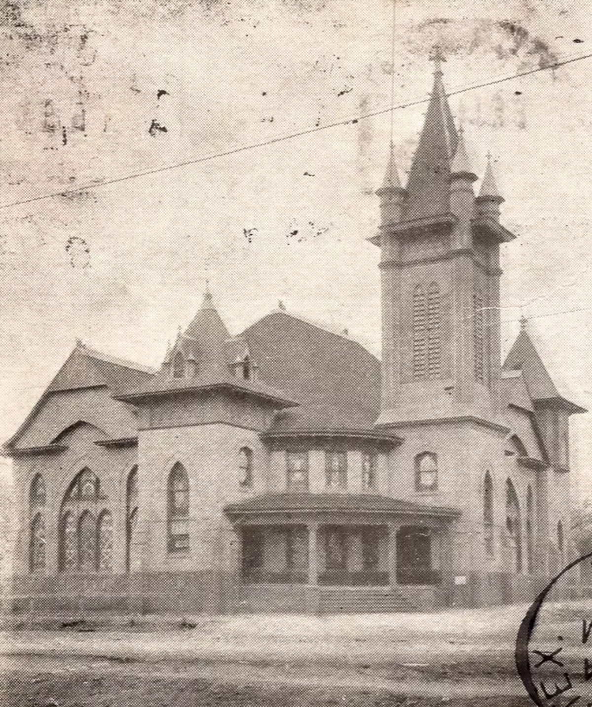 First Methodist Church in Cleburne in 1907