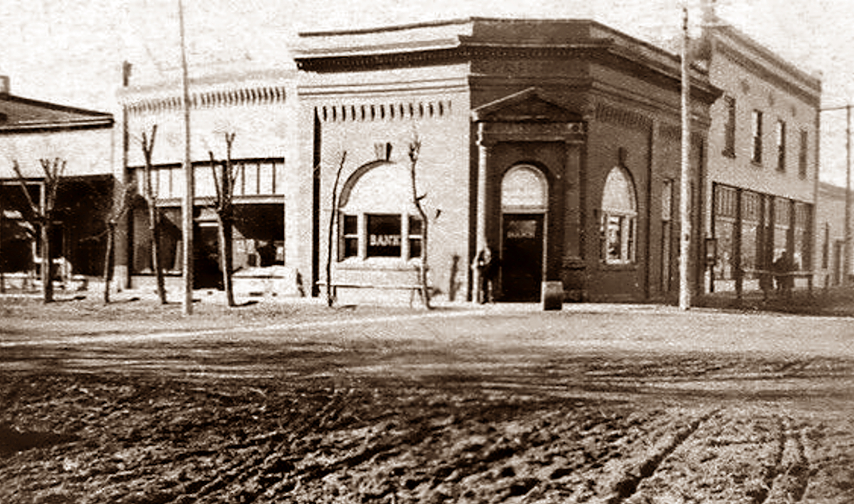 First National Bank in Pampa in 1908
