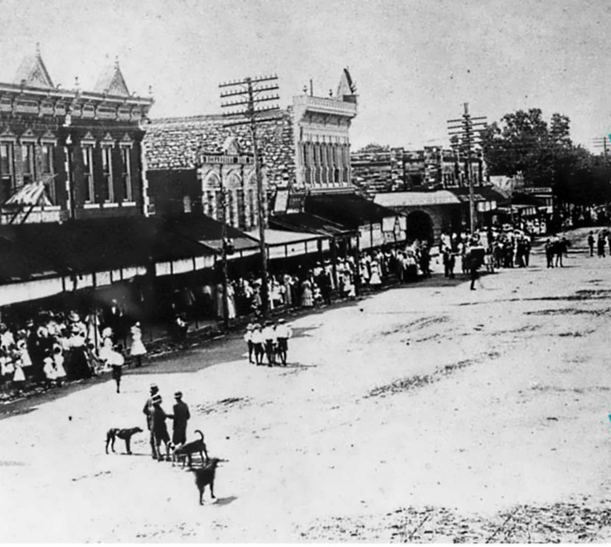Georgetown Texas Main Street in 1900