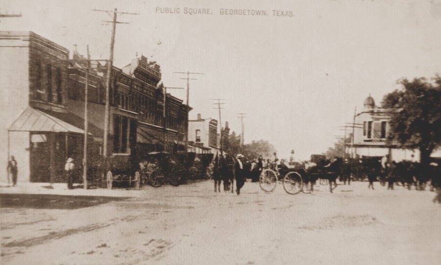 Georgetown Public Square in 1909