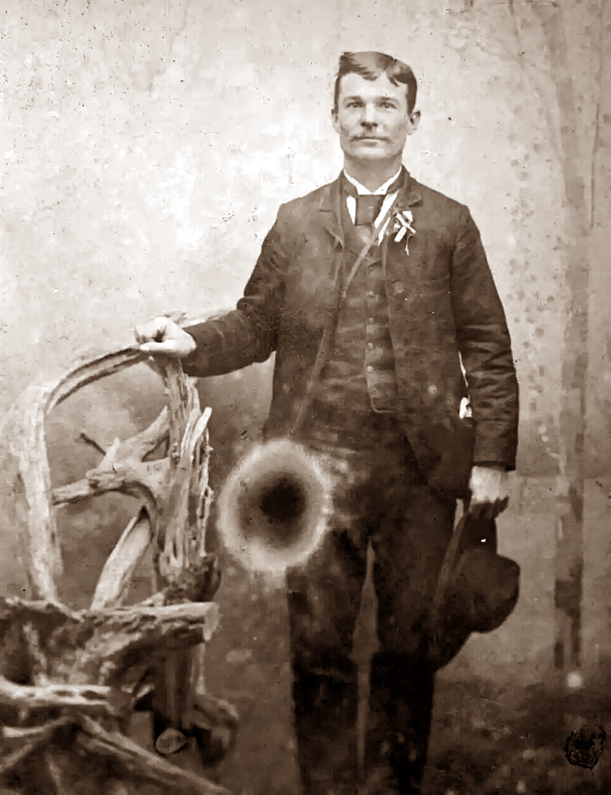 Gid Mayfield in Silverton in 1890s