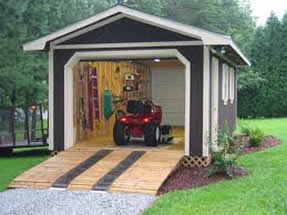 Try Golf cart storage shed plans