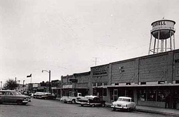 Haskell Street Scene in 1950s