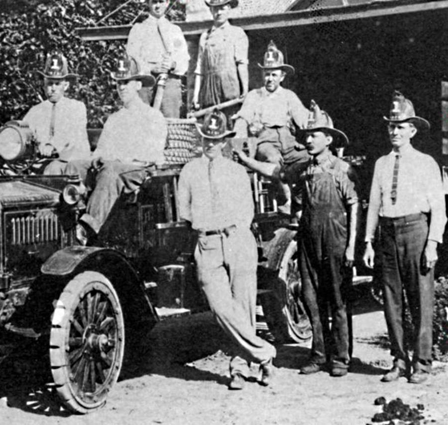 Hereford Texas Fire Department in 1915