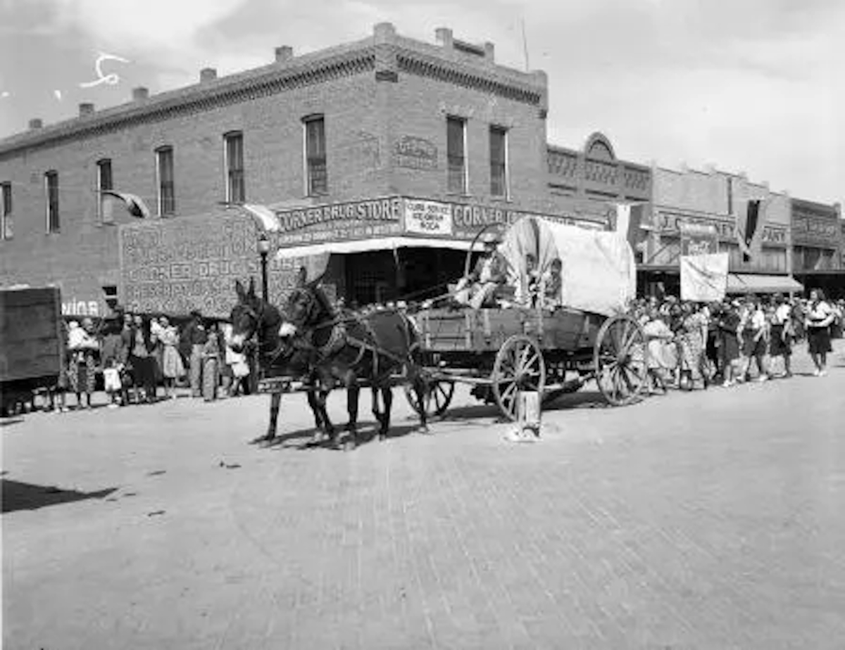 Hereford Texas Parade in 1938