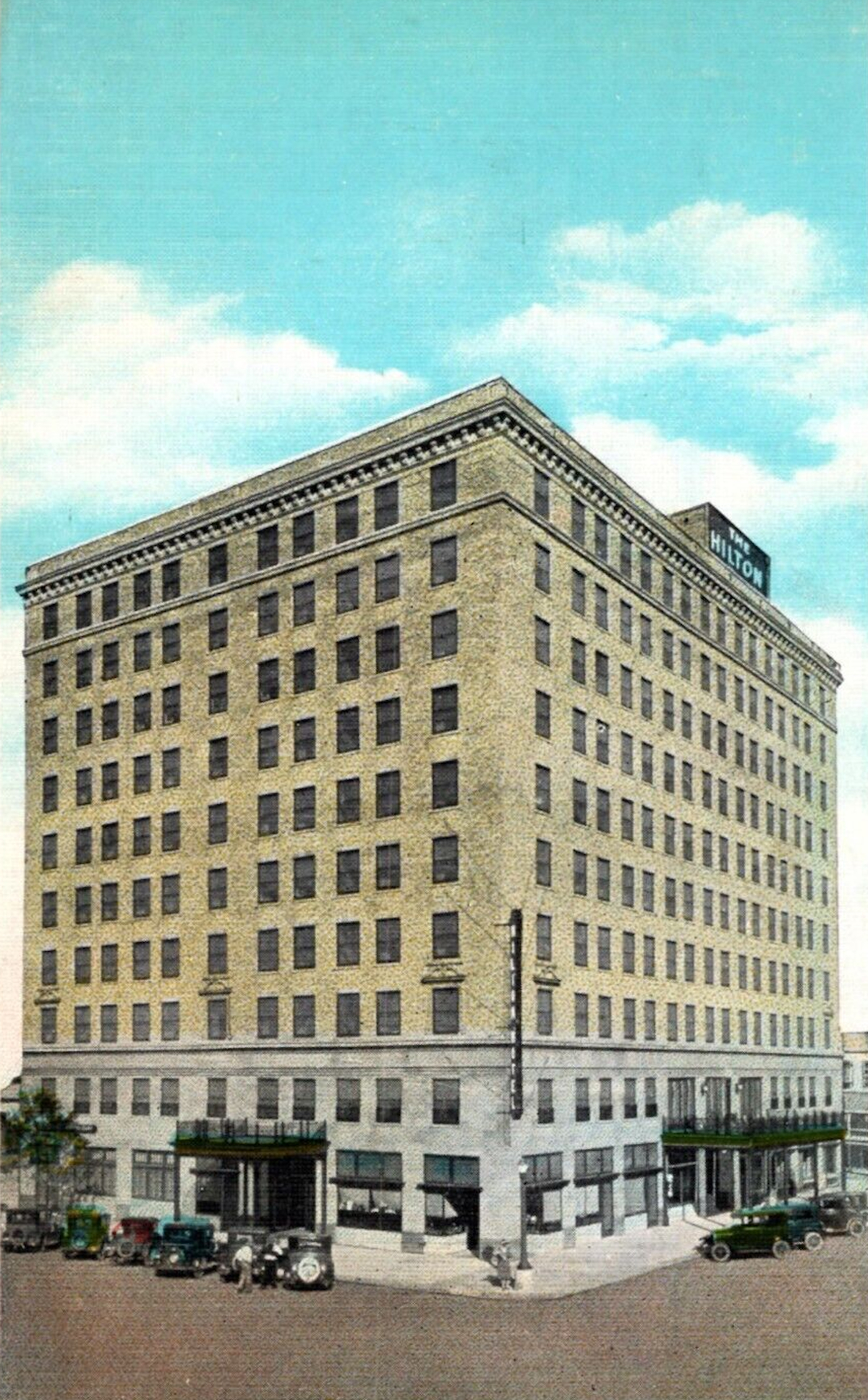 Hilton Hotel in Abilene in 1930s